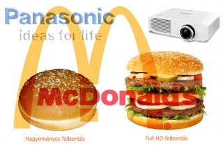 Panasonic LZ-370 a McDonald'snál!